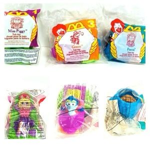 1995 Muppets McDonalds Happy Meal Tub Toys!